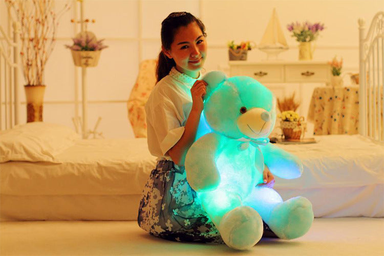 Colorful LED Bear: Perfect Gift - Lights Up for Kids & Special Occasions