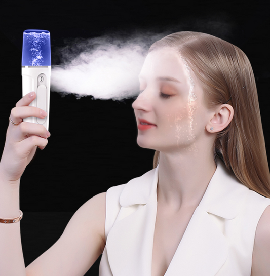 Nano Mist Skincare Sprayer with Power Bank - Deep Hydration & Emergency Charging