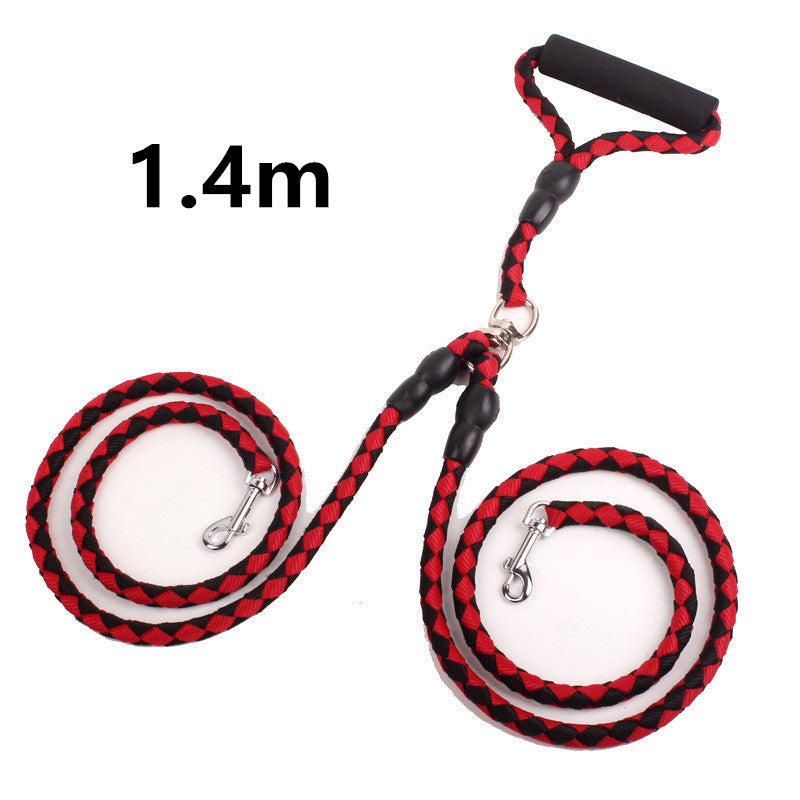 Dual Dog Leash: Strong, Reflective & Comfort-Grip - Perfect for Walks