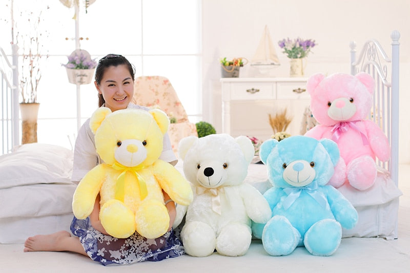 Colorful LED Bear: Perfect Gift - Lights Up for Kids & Special Occasions