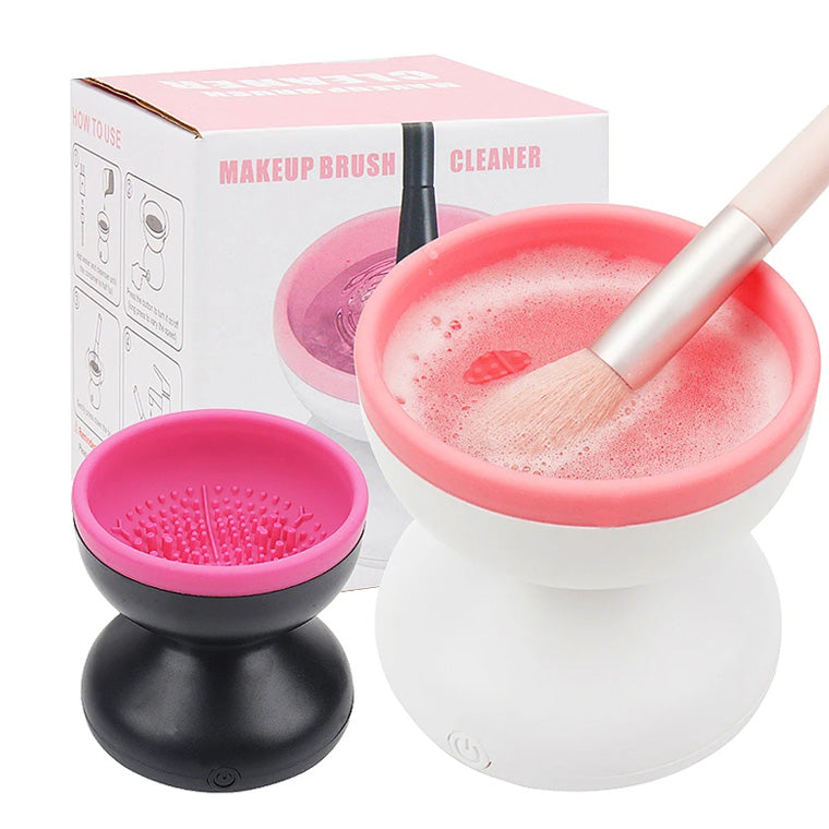 Effortless Makeup Brush Cleaning: Portable USB Cleaner