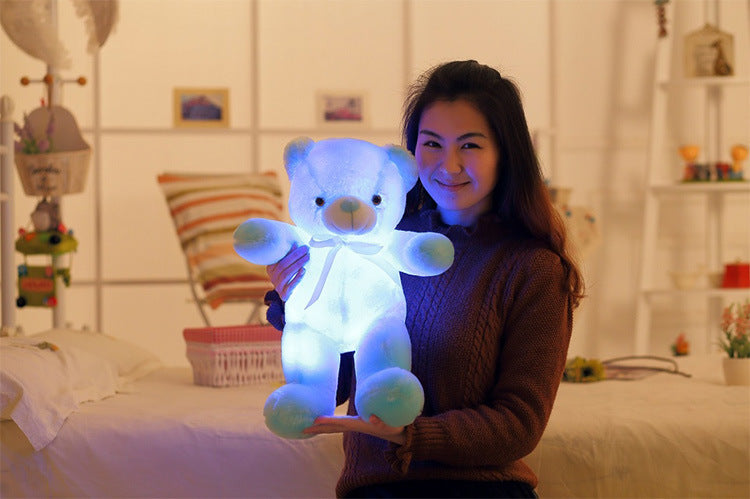 Colorful LED Bear: Perfect Gift - Lights Up for Kids & Special Occasions