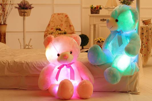 Colorful LED Bear: Perfect Gift - Lights Up for Kids & Special Occasions