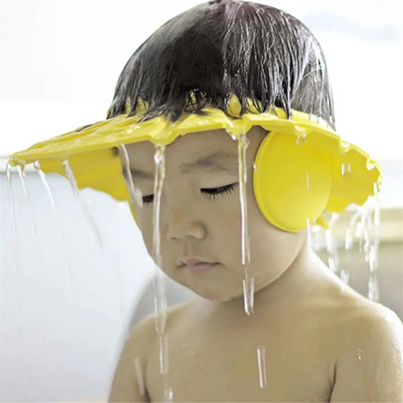 Baby Safe Shampoo Shower Cap - Gentle Hair Wash Protector