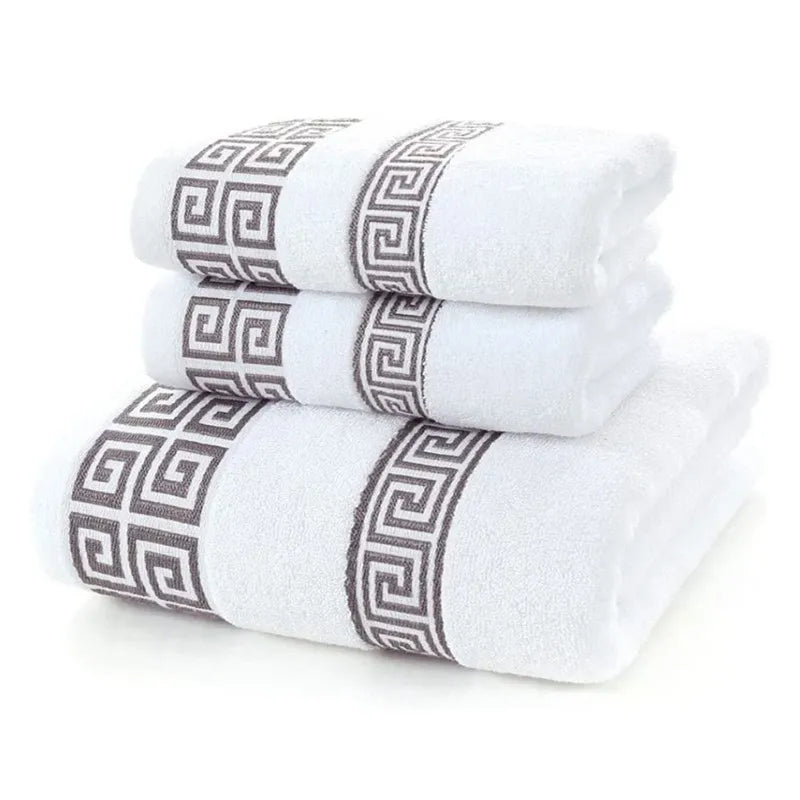 100% Cotton High-Quality Face and Bath Towels - Soft, Absorbent, and Luxurious