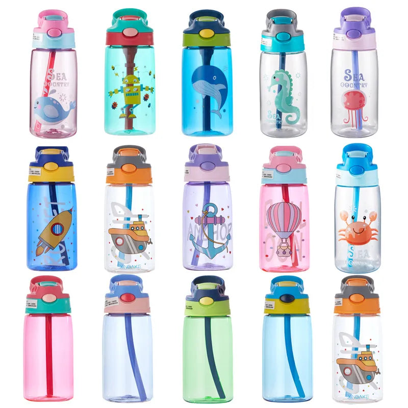 Cartoon Sippy Cup for Kids: Leakproof & Fun, Perfect for On-the-Go