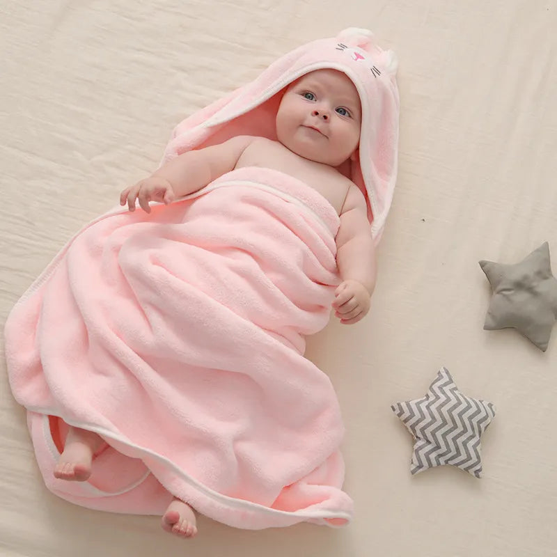 Cozy Toddler Hooded Towel: Perfect Bath & Swaddle Blanket