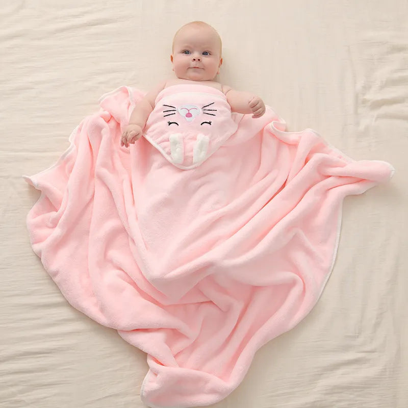 Cozy Toddler Hooded Towel: Perfect Bath & Swaddle Blanket