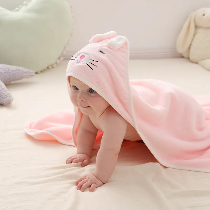 Cozy Toddler Hooded Towel: Perfect Bath & Swaddle Blanket