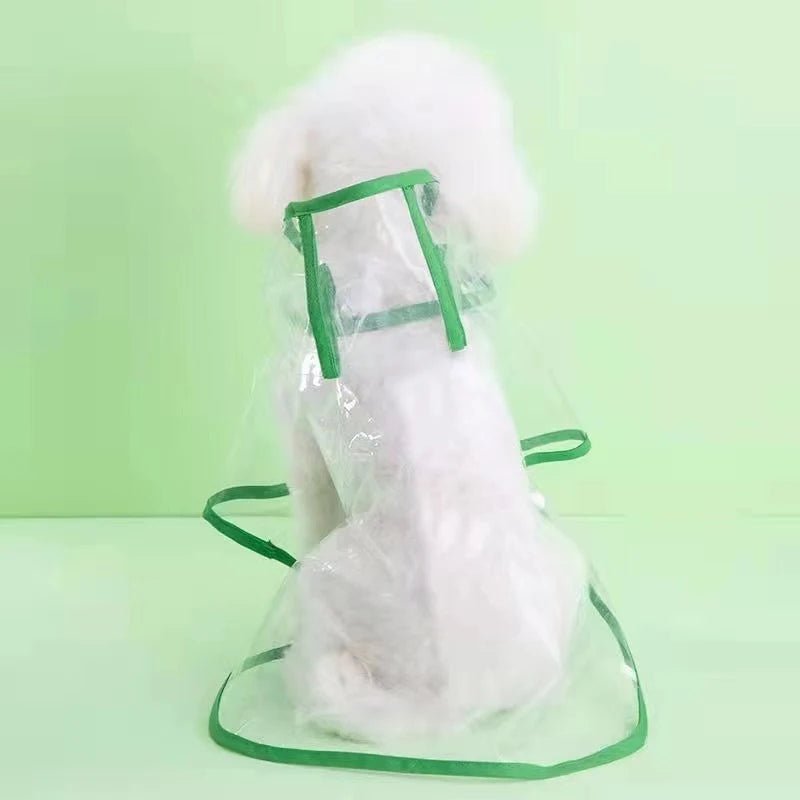 Transparent Puppy Rainwear - Keep Your Pet Dry in Style