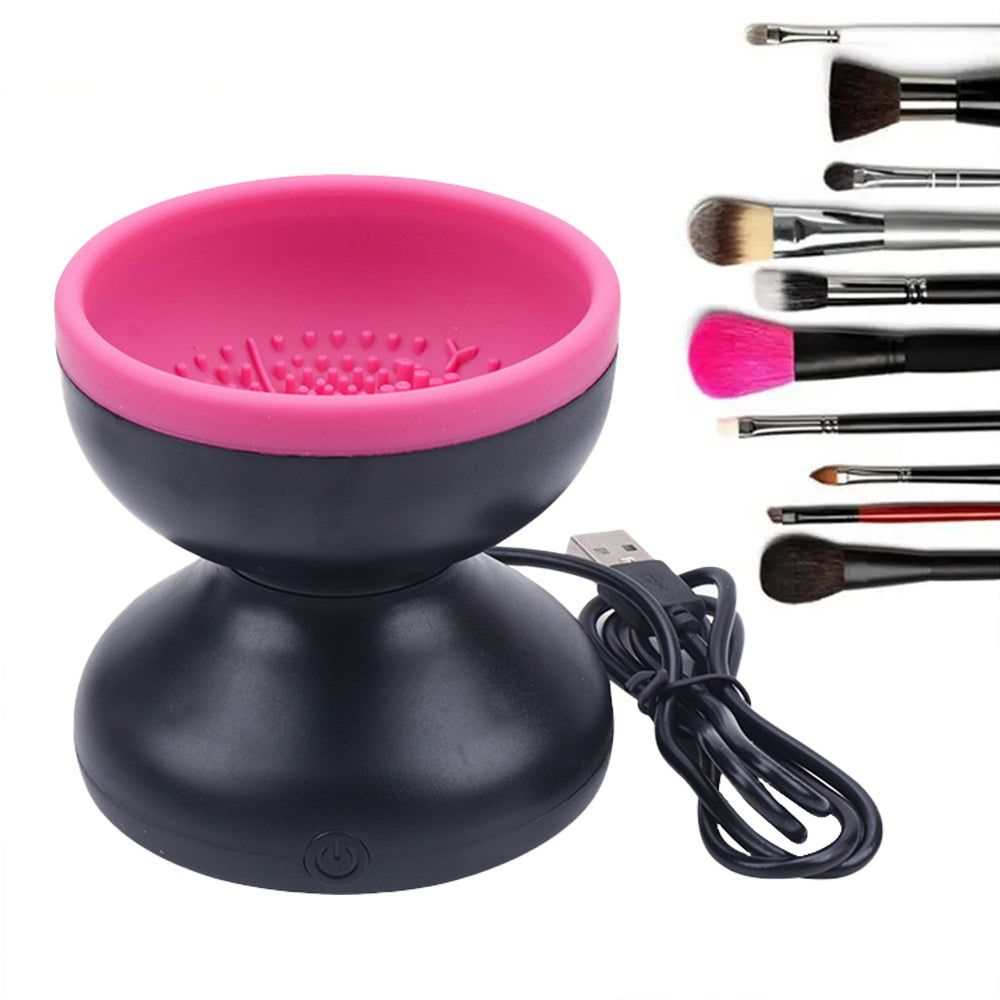 Effortless Makeup Brush Cleaning: Portable USB Cleaner