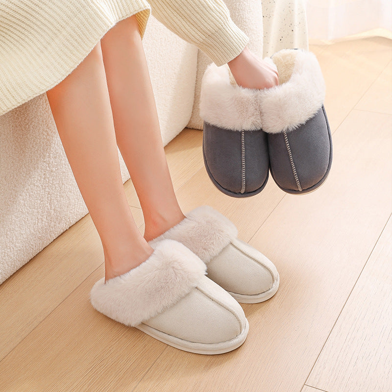 Ultra-Soft Winter Plush Home Slippers for Women – Comfy Fur-Lined Indoor Shoes