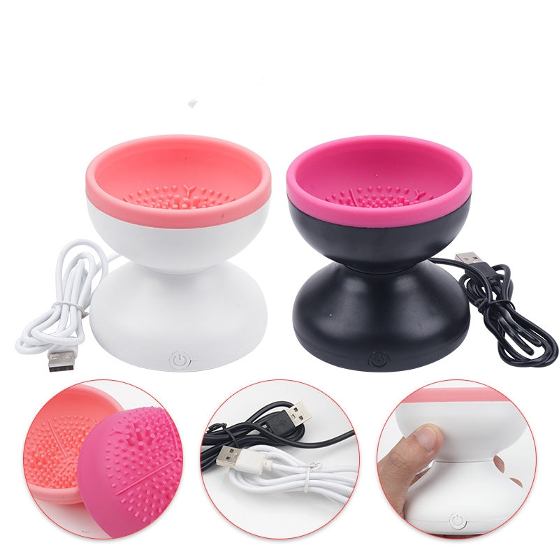 Effortless Makeup Brush Cleaning: Portable USB Cleaner